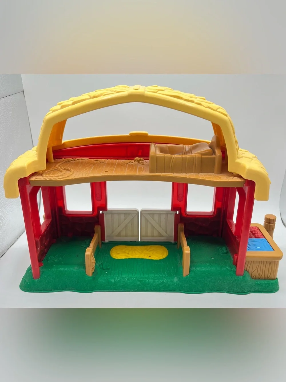 Fisher Price Little People 2003 Animal Sounds Stable W/ Sounds And More Tested